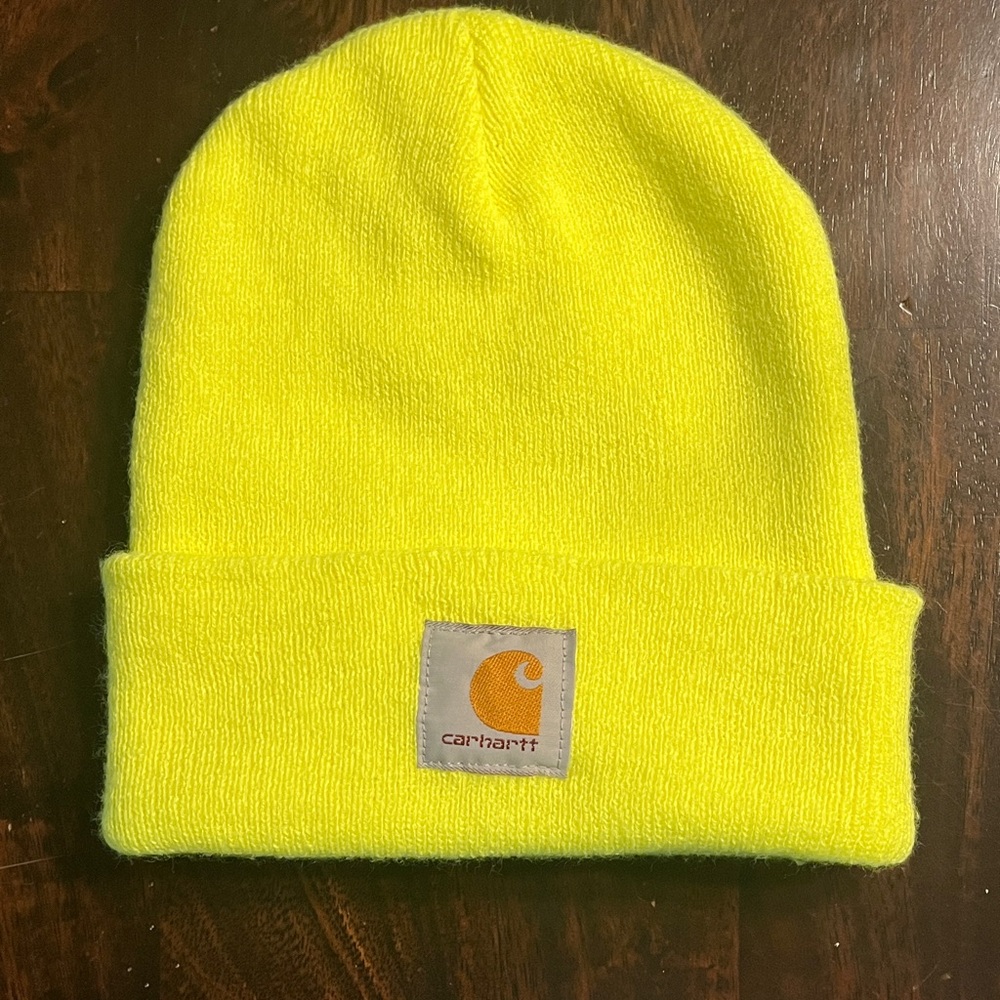 Carhartt Yellow Beanie Hat